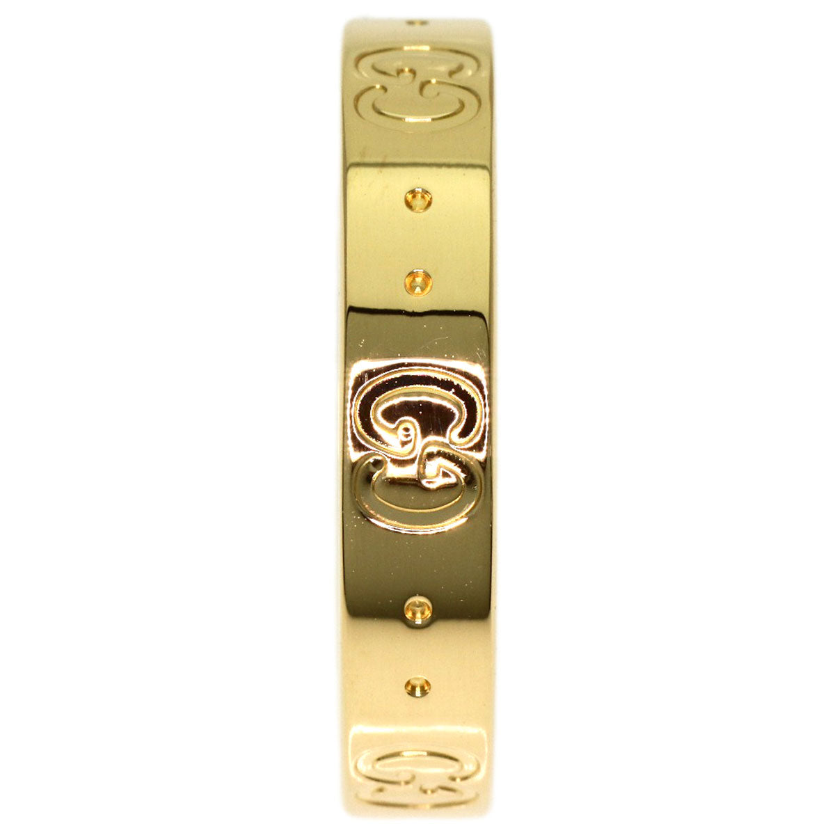 GUCCI Icon ring # 19 Ring K18 Yellow Gold Ladies [Used]