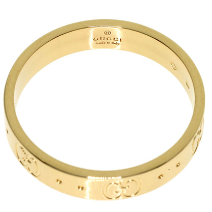 GUCCI Icon ring # 19 Ring K18 Yellow Gold Ladies [Used]