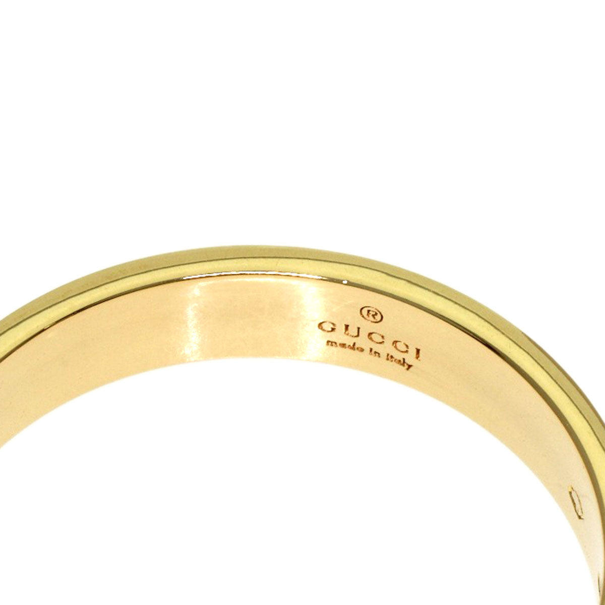 GUCCI Icon ring # 19 Ring K18 Yellow Gold Ladies [Used]