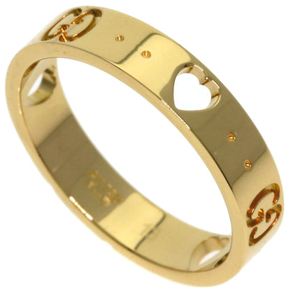 GUCCI Icon Amor #13 Ring K18 Yellow Gold Ladies [Used]