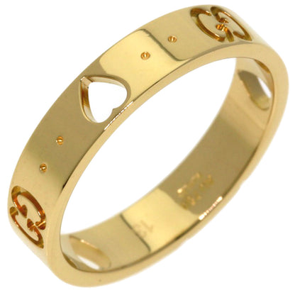 GUCCI Icon Amor #13 Ring K18 Yellow Gold Ladies [Used]