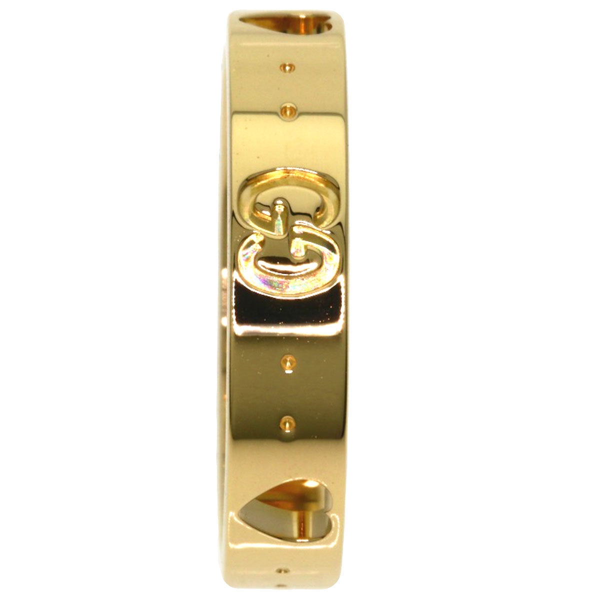 GUCCI Icon Amor #13 Ring K18 Yellow Gold Ladies [Used]