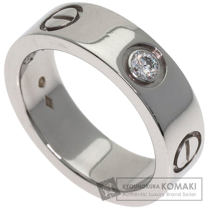 CARTIER love ring 1P Diamond #49 Ring Platinum PT950 Ladies [Used]
