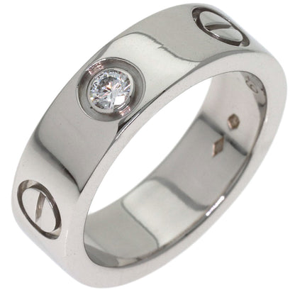 CARTIER love ring 1P Diamond #49 Ring Platinum PT950 Ladies [Used]