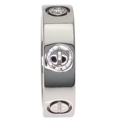 CARTIER love ring 1P Diamond #49 Ring Platinum PT950 Ladies [Used]