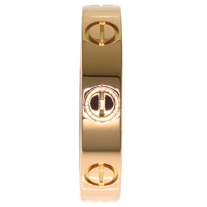 CARTIER Mini love ring # 47 Ring K18 Pink Gold Ladies [Used]