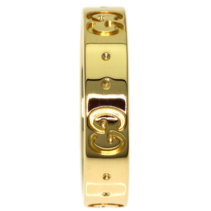 GUCCI Icon ring # 8 Ring K18 Yellow Gold Ladies [Used]