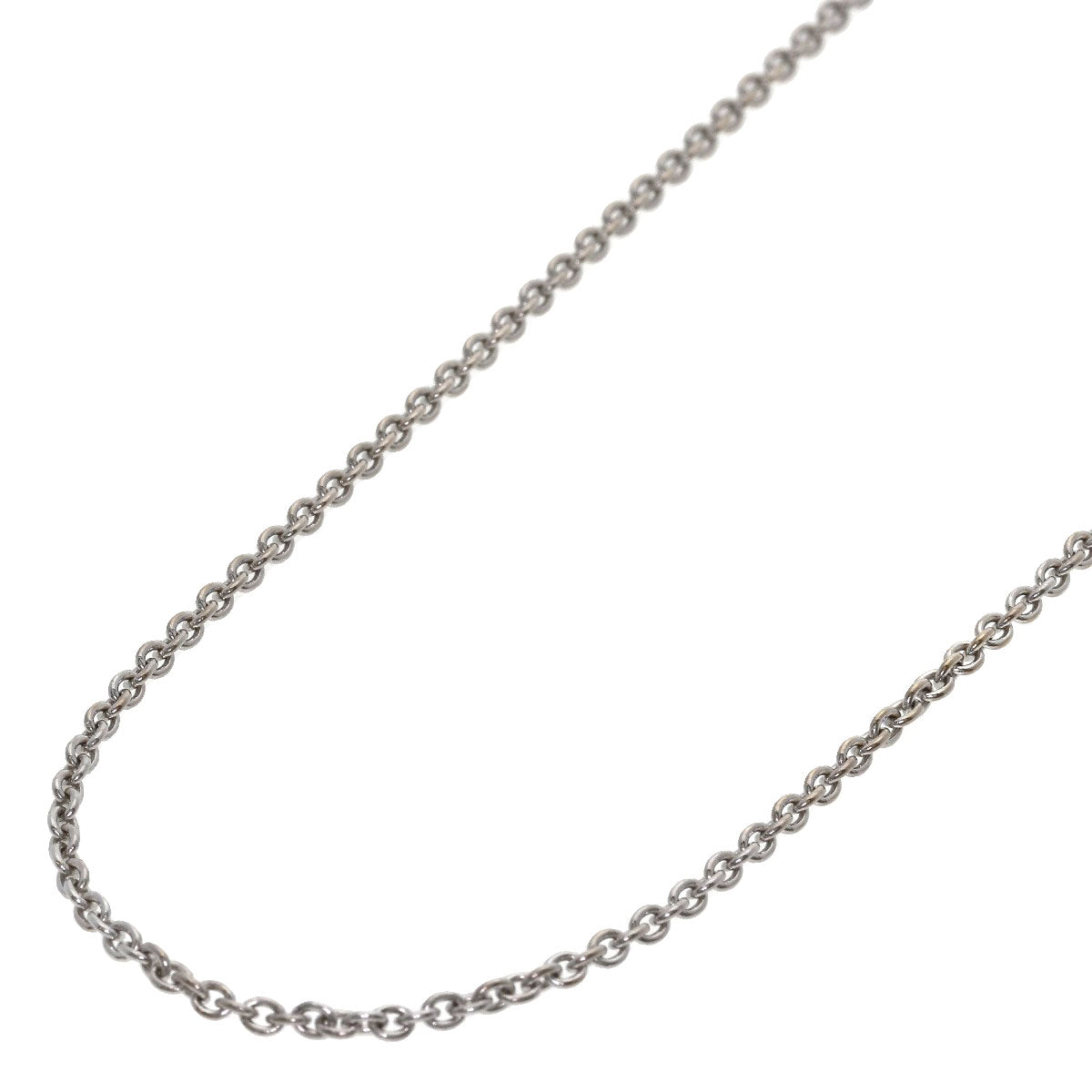 BVLGARI Chain 16.1" Necklace K18 White Gold Ladies [Used]
