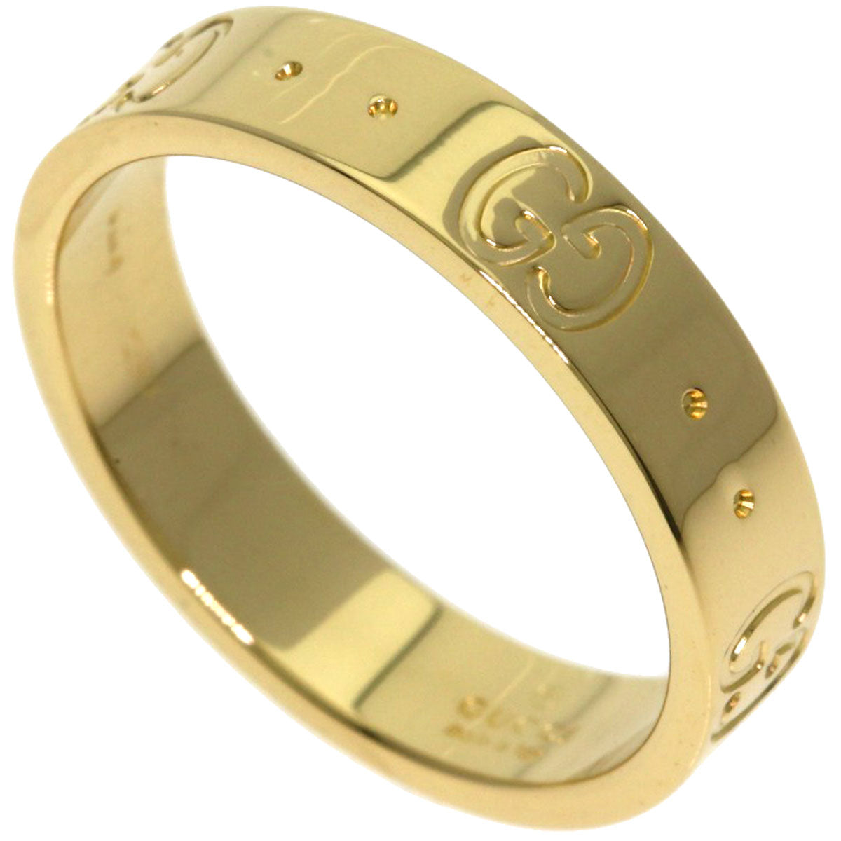 GUCCI Icon # 10 Ring K18 Yellow Gold Ladies [Used]