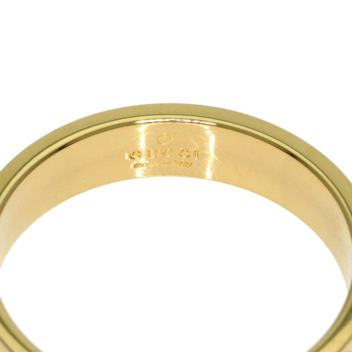 GUCCI Icon # 10 Ring K18 Yellow Gold Ladies [Used]