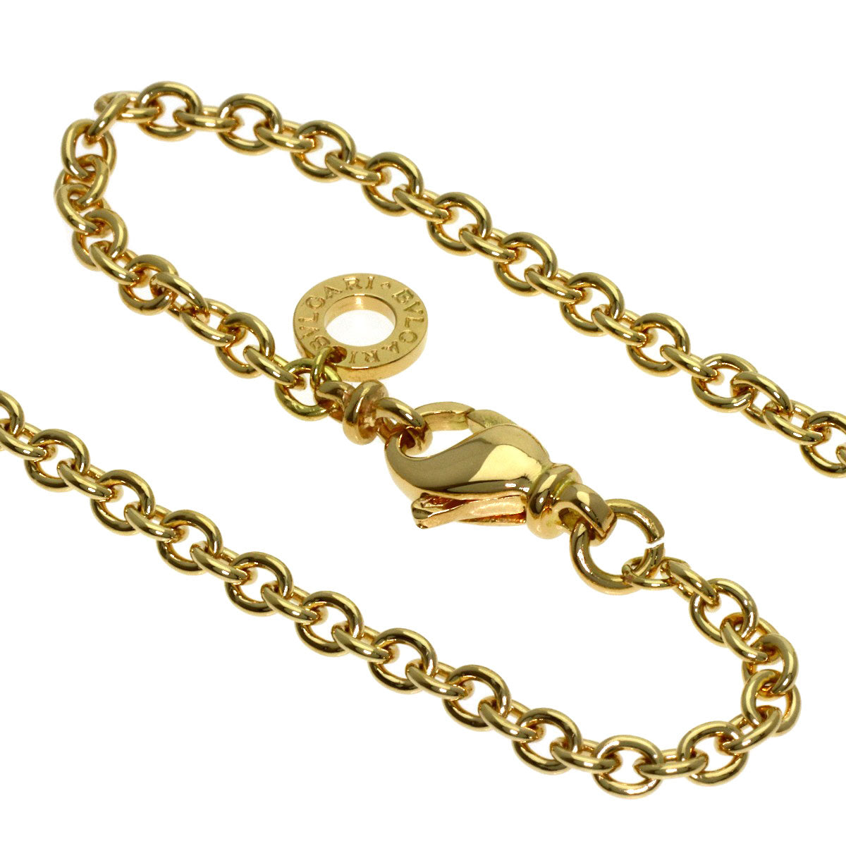 BVLGARI Chain 17.7" Necklace K18 Yellow Gold Ladies [Used]