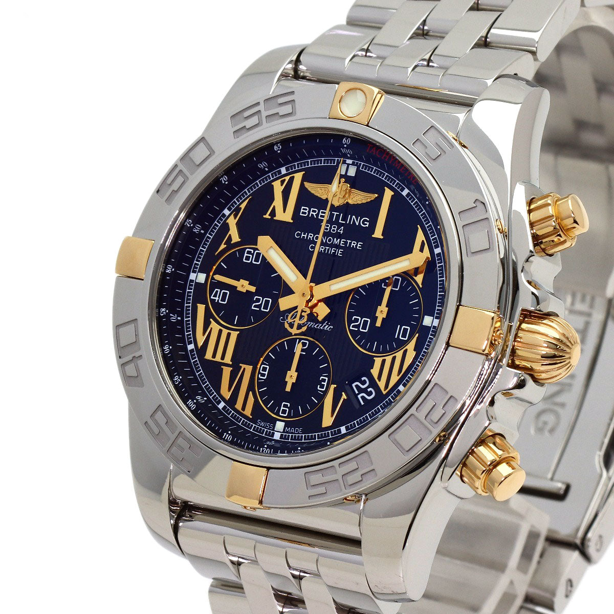 BREITLING Bicolor Chronomat Watches IB0110 Stainless Steel/Stainless Steel mens