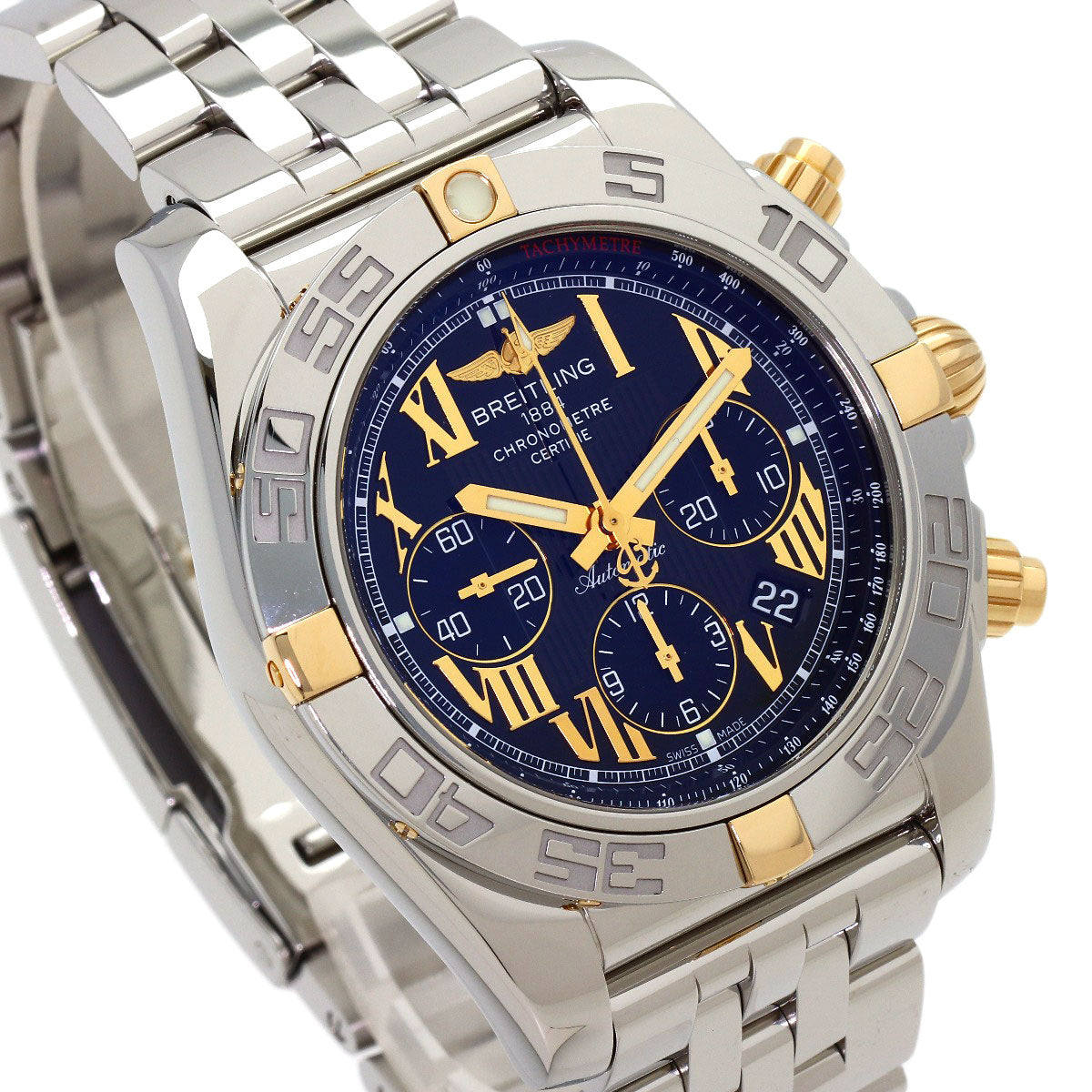 BREITLING Bicolor Chronomat Watches IB0110 Stainless Steel/Stainless Steel mens