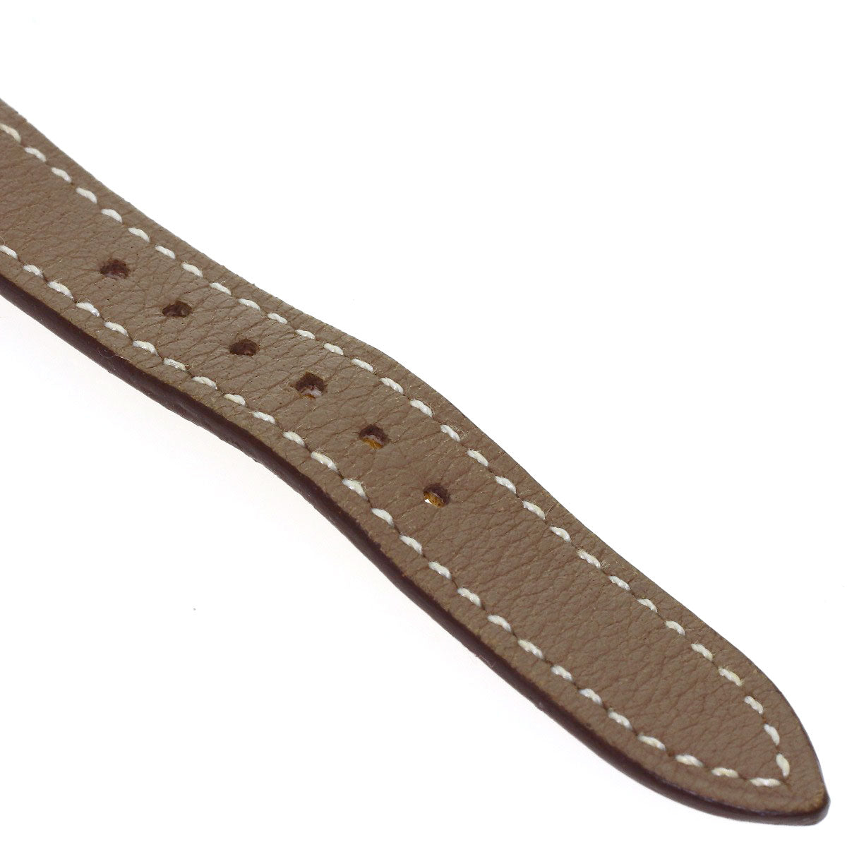 HERMES Cape Cod Dubrutur Watches CC1.210 Stainless Steel/Leather Ladies