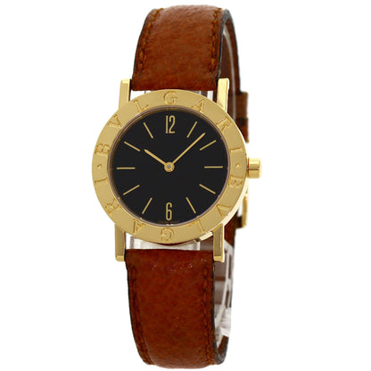 BVLGARI BVLGARI BVLGARI Watches BB30GL K18 Yellow Gold/Leather mens