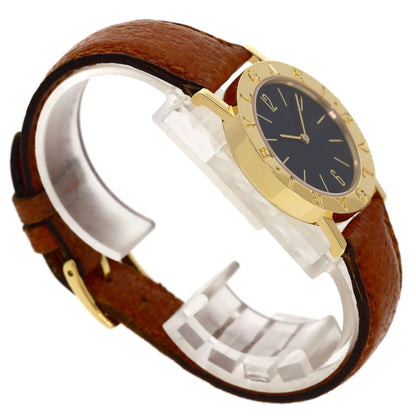 BVLGARI BVLGARI BVLGARI Watches BB30GL K18 Yellow Gold/Leather mens