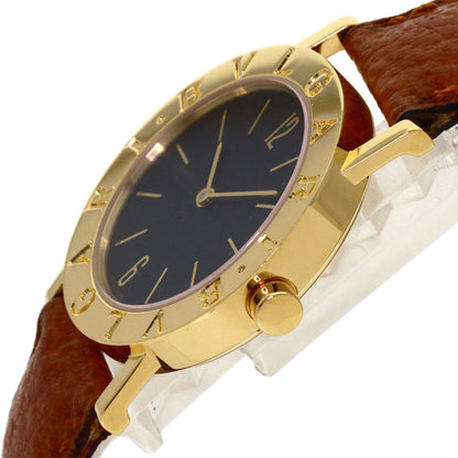 BVLGARI BVLGARI BVLGARI Watches BB30GL K18 Yellow Gold/Leather mens