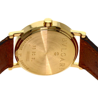 BVLGARI BVLGARI BVLGARI Watches BB30GL K18 Yellow Gold/Leather mens