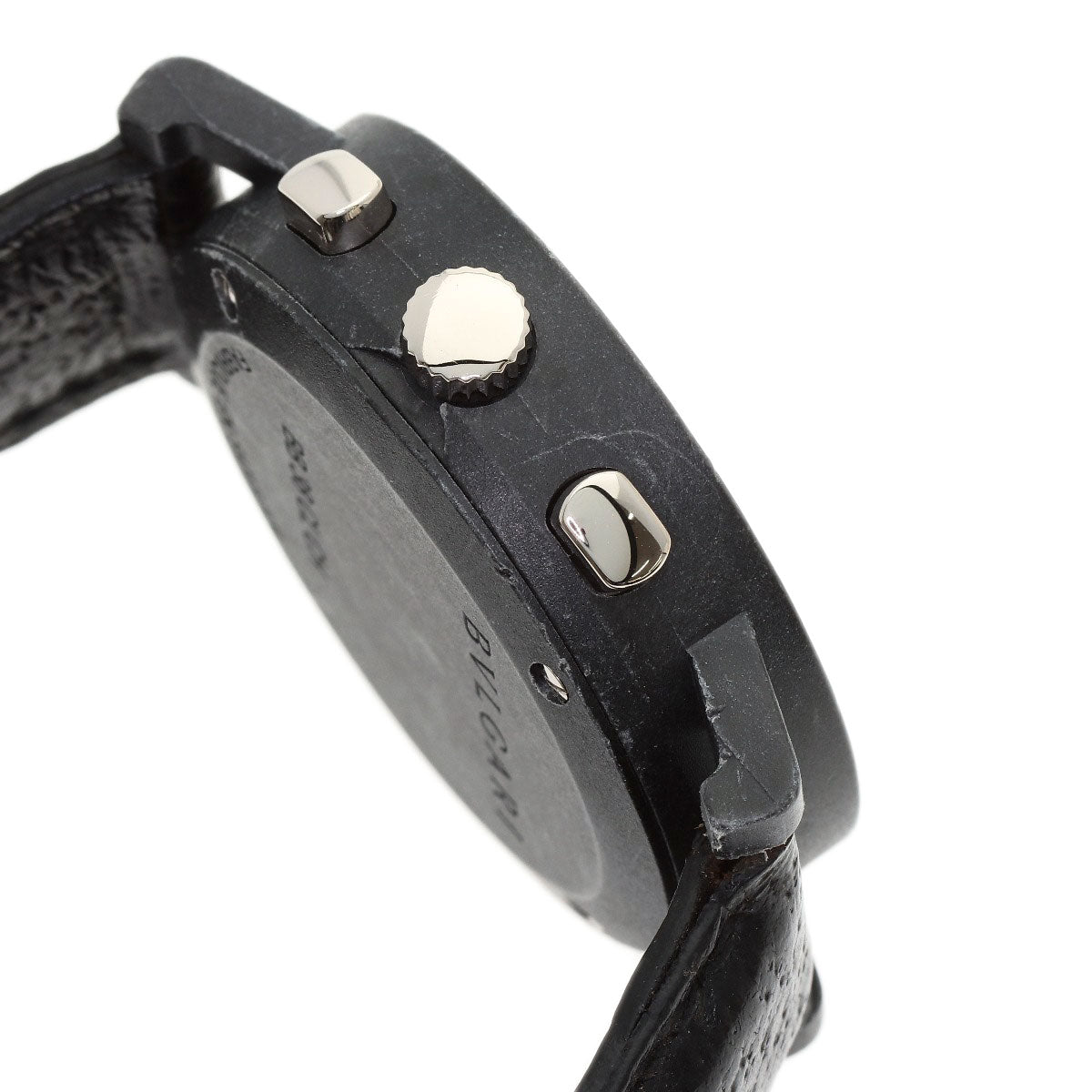 BVLGARI BVLGARI BVLGARI Carbon Gold CAPRI Watches BB38CLCH carbon/Leather mens