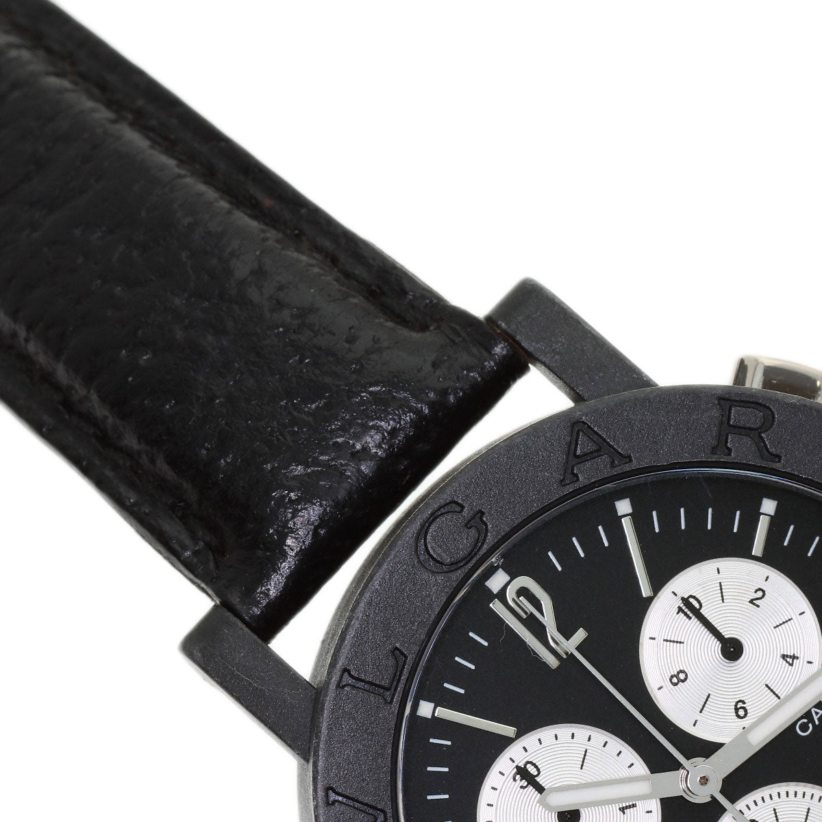BVLGARI BVLGARI BVLGARI Carbon Gold CAPRI Watches BB38CLCH carbon/Leather mens
