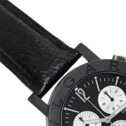 BVLGARI BVLGARI BVLGARI Carbon Gold CAPRI Watches BB38CLCH carbon/Leather mens