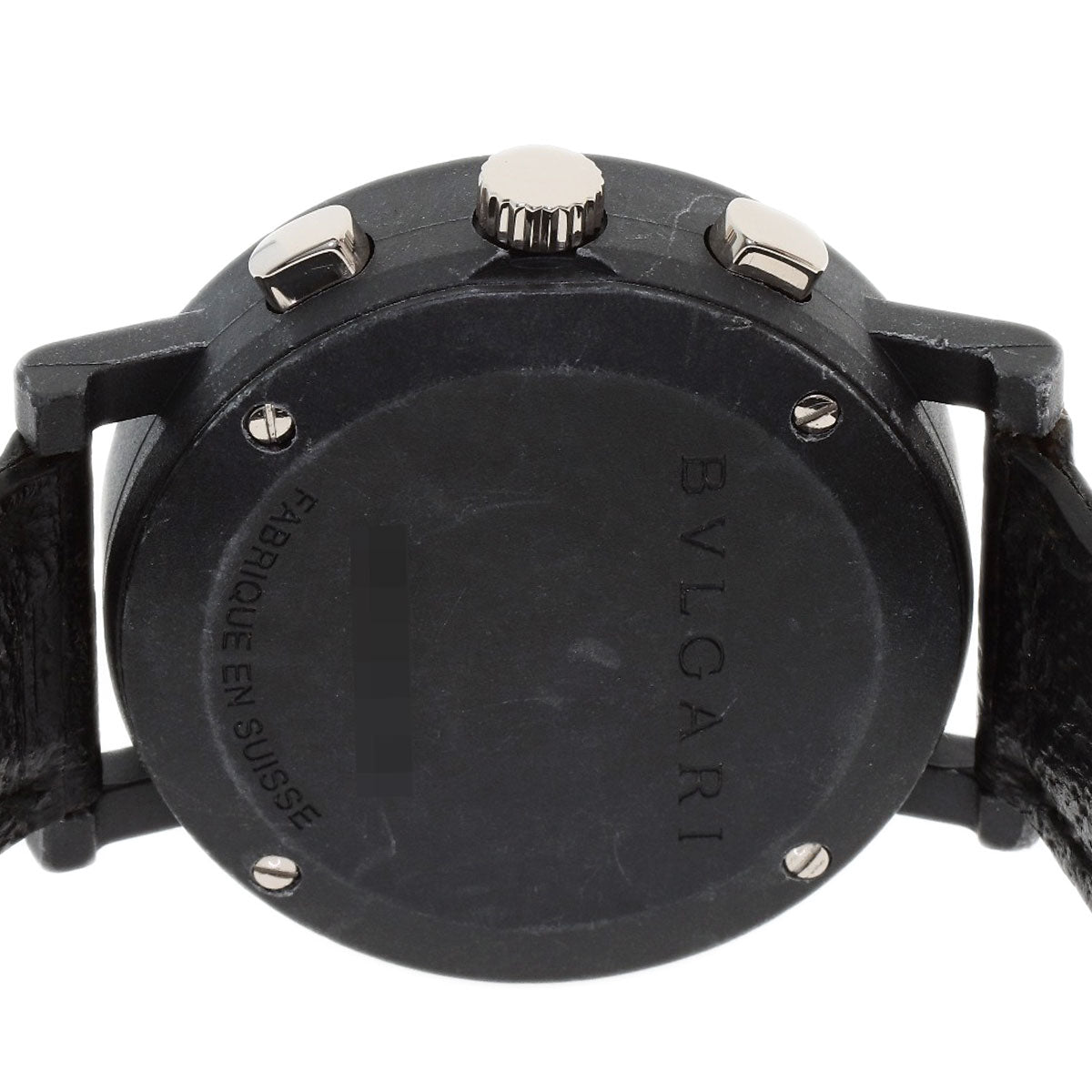 BVLGARI BVLGARI BVLGARI Carbon Gold CAPRI Watches BB38CLCH carbon/Leather mens