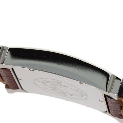 HERMES H watch Watches HH1.810 Stainless Steel/Leather mens