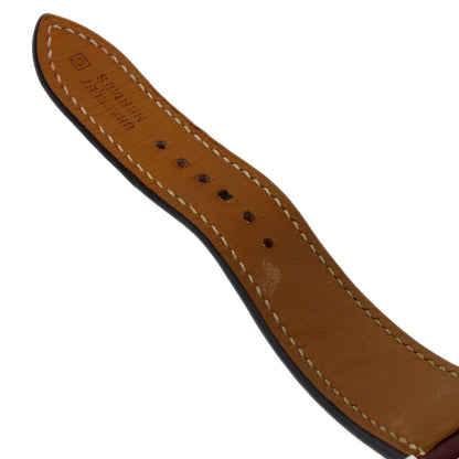 HERMES H watch Watches HH1.810 Stainless Steel/Leather mens