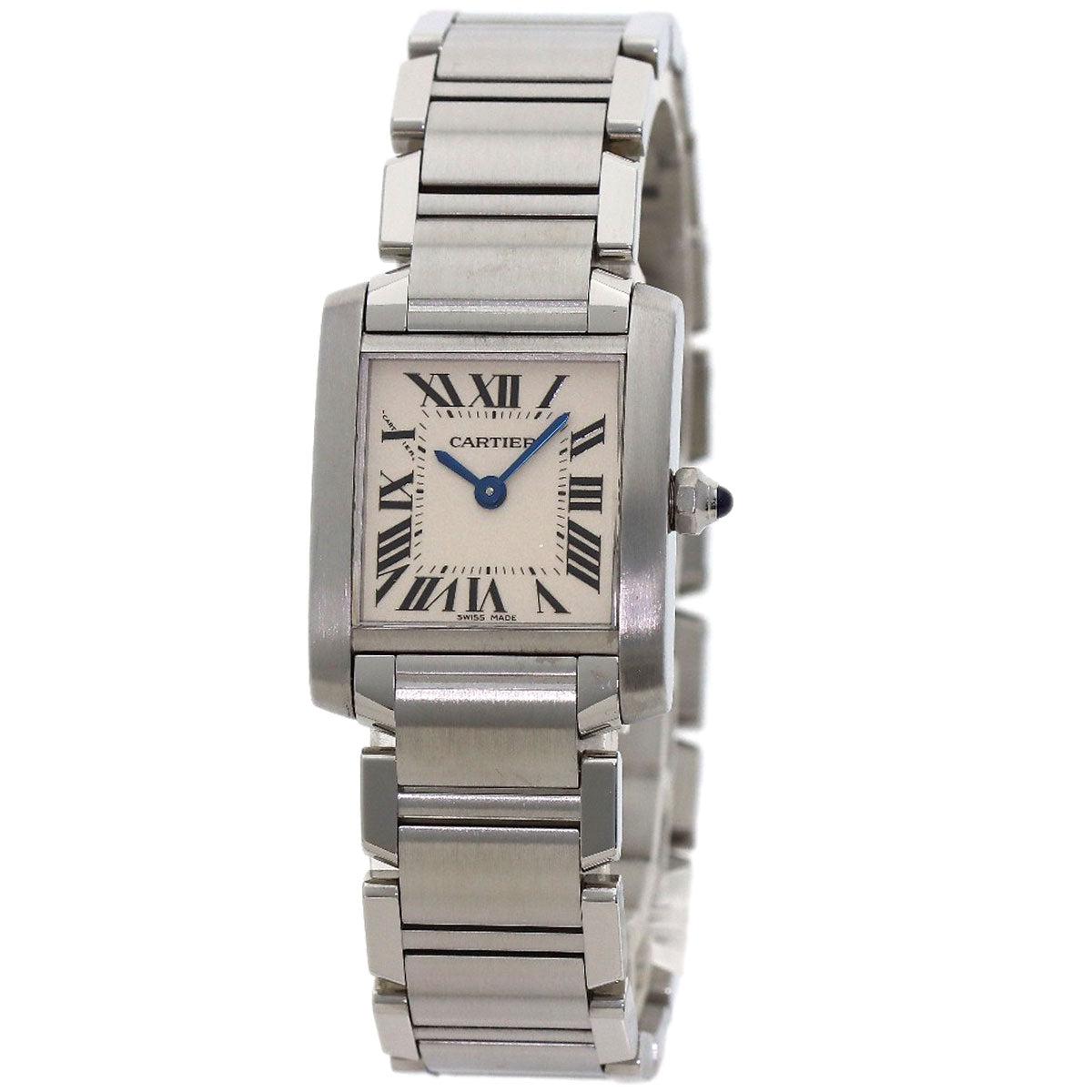 CARTIER Tank francaise SM Watches W51008Q3 Stainless Steel/Stainless Steel Ladies