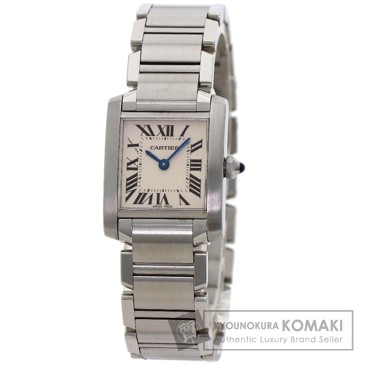 CARTIER Tank francaise SM Watches W51008Q3 Stainless Steel/Stainless Steel Ladies
