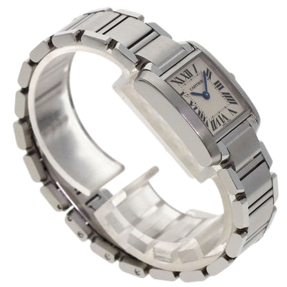 CARTIER Tank francaise SM Watches W51008Q3 Stainless Steel/Stainless Steel Ladies