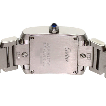 CARTIER Tank francaise SM Watches W51008Q3 Stainless Steel/Stainless Steel Ladies