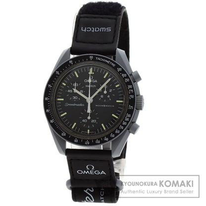 Swatch Omega Collaboration Moonswatch Watches SO33M100 Ceramic/Nylon mens