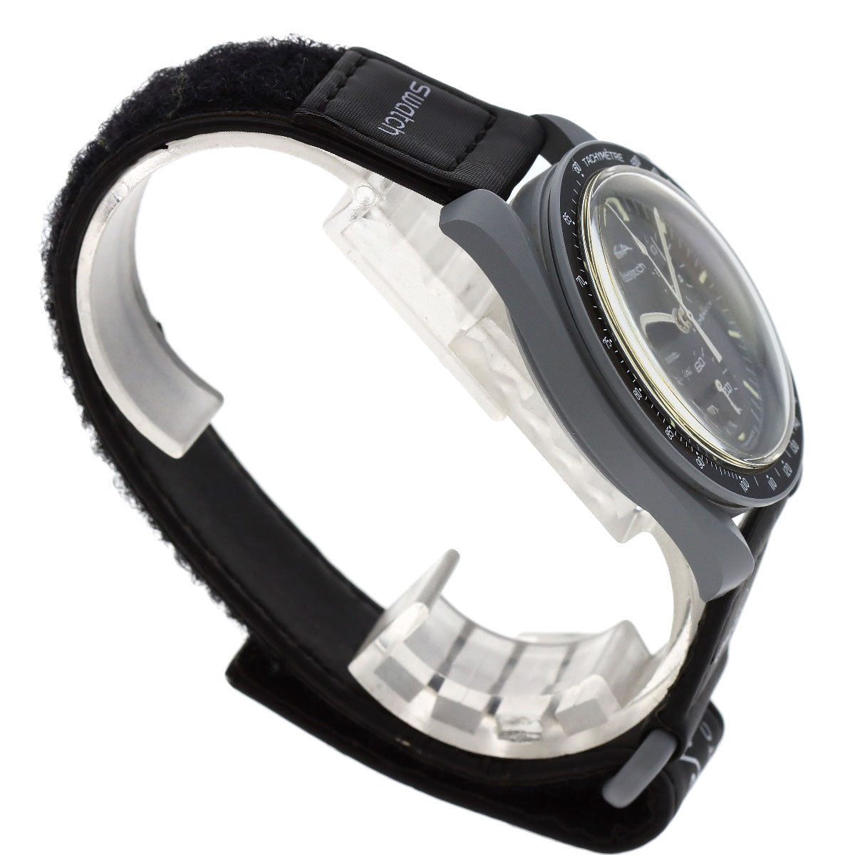 Swatch Omega Collaboration Moonswatch Watches SO33M100 Ceramic/Nylon mens