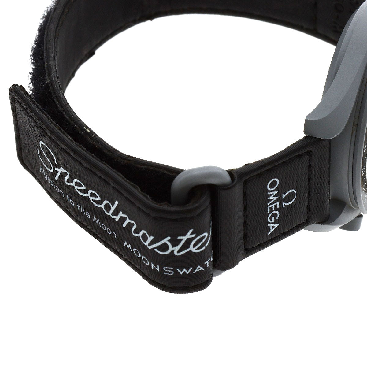 Swatch Omega Collaboration Moonswatch Watches SO33M100 Ceramic/Nylon mens