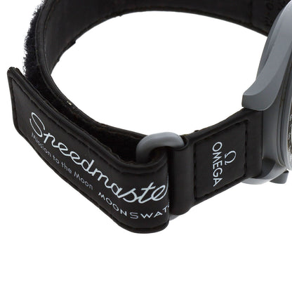 Swatch Omega Collaboration Moonswatch Watches SO33M100 Ceramic/Nylon mens