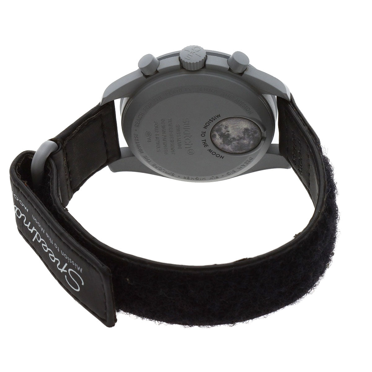 Swatch Omega Collaboration Moonswatch Watches SO33M100 Ceramic/Nylon mens
