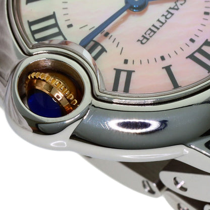 CARTIER Baron Blue 1.1 " Watches W6920034 Stainless Steel/SSxK18PG Ladies