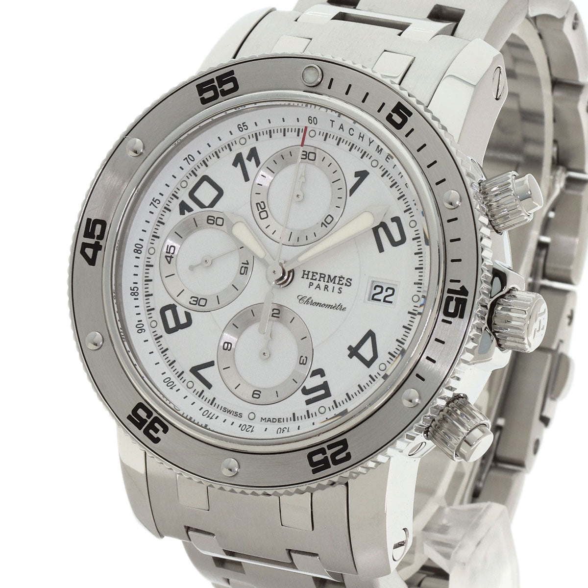 HERMES Clipper Mechanic Diver Watches CP2.910 Stainless Steel/Stainless Steel mens