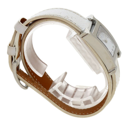 HERMES H watch Deburuturu Watches HH1.210 Stainless Steel/Leather Ladies