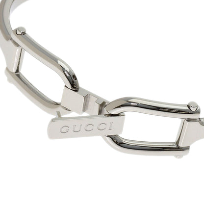 GUCCI Square Face GG 1P Diamond Watches 1500L Stainless Steel/Stainless Steel Ladies