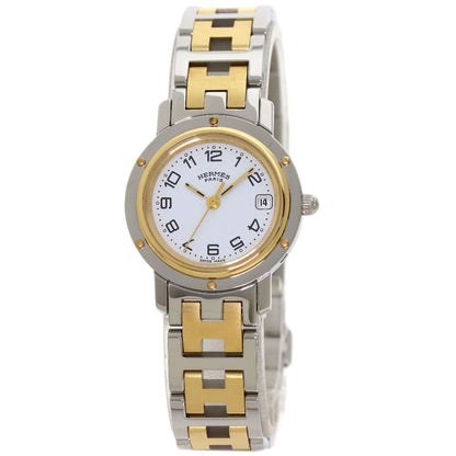 HERMES Clipper Watches CL4.220 Stainless Steel/SSxGP Ladies
