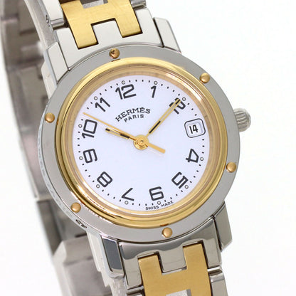 HERMES Clipper Watches CL4.220 Stainless Steel/SSxGP Ladies