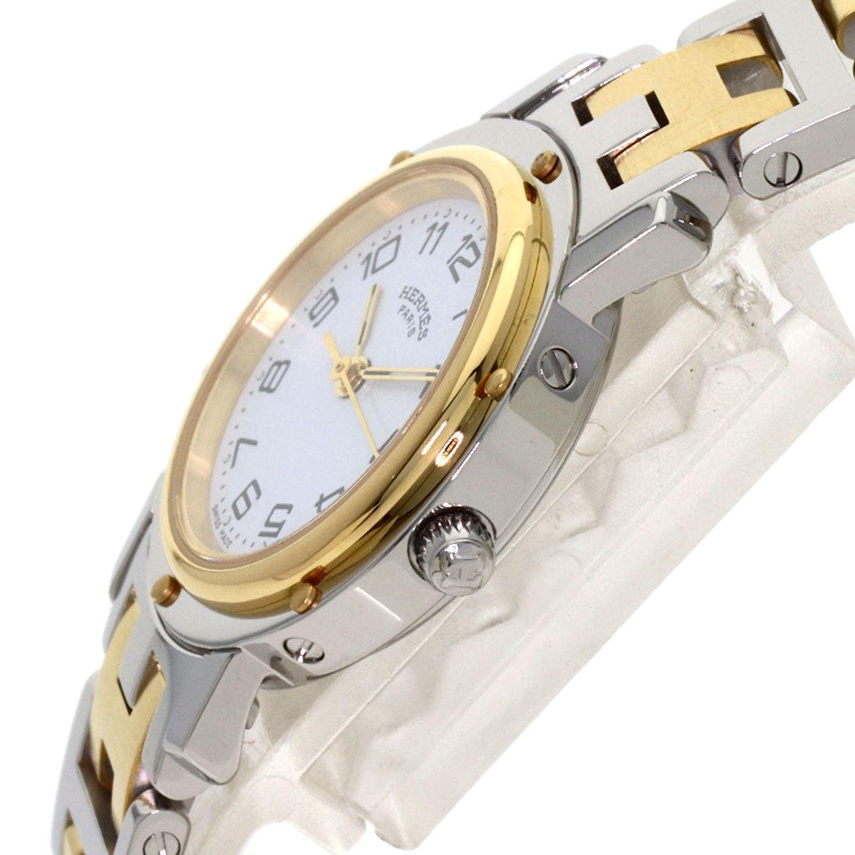 HERMES Clipper Watches CL4.220 Stainless Steel/SSxGP Ladies