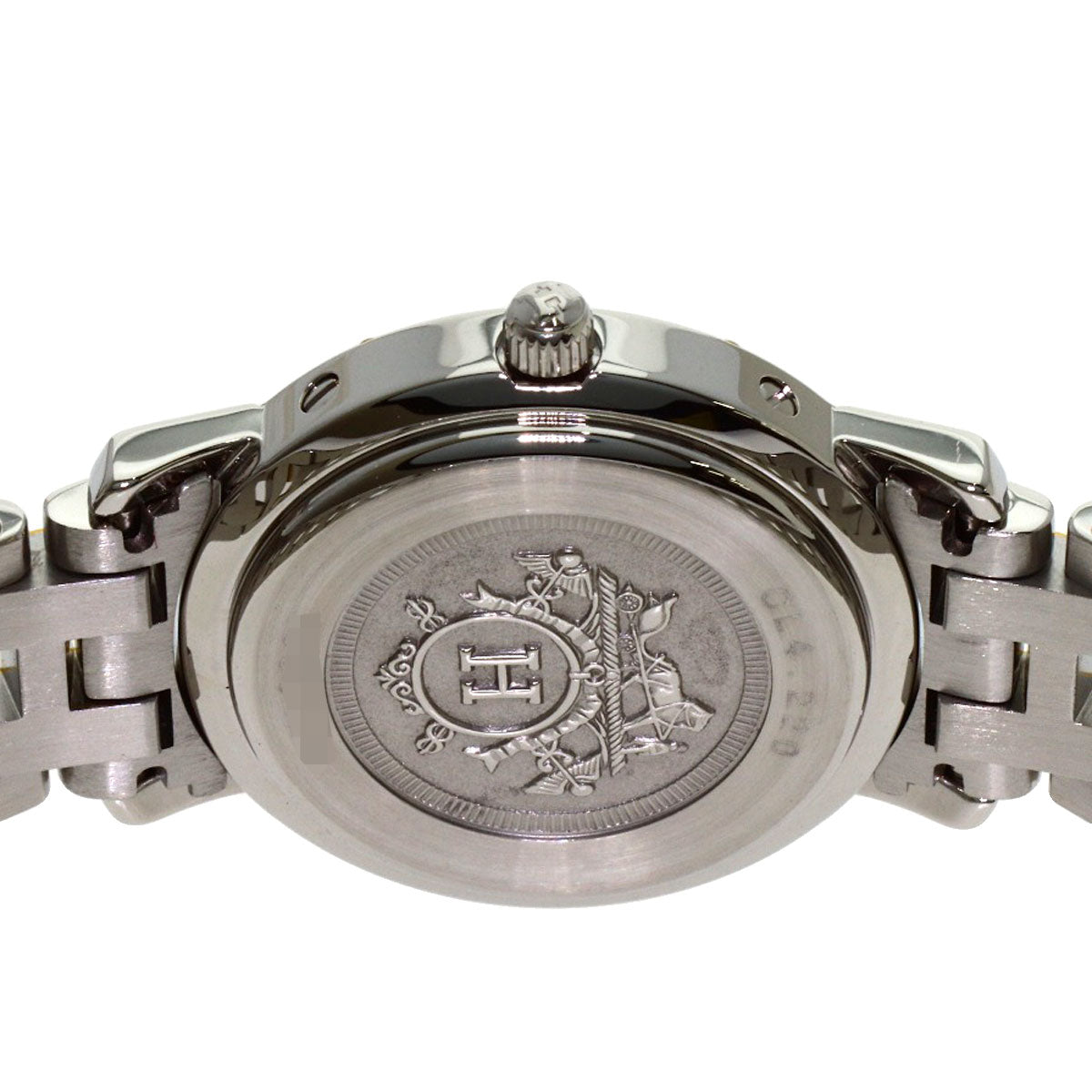 HERMES Clipper Watches CL4.220 Stainless Steel/SSxGP Ladies