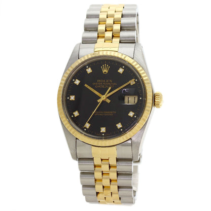 ROLEX Datejust 10P Diamond, 1984 Watches 16013G Stainless Steel/SSxK18YG mens