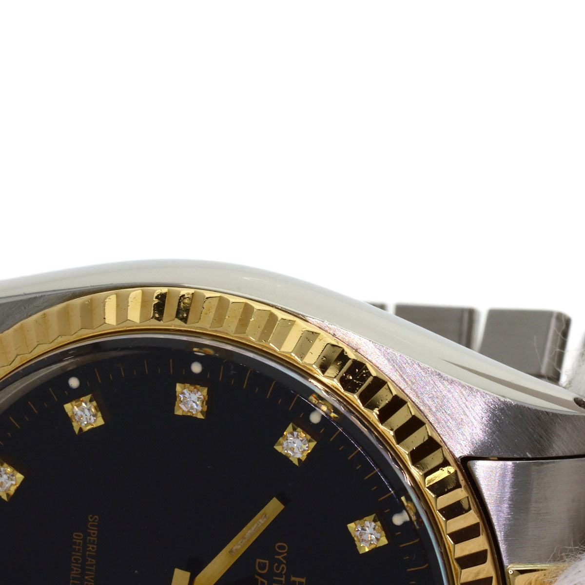 ROLEX Datejust 10P Diamond, 1984 Watches 16013G Stainless Steel/SSxK18YG mens