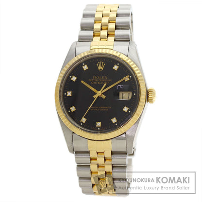 ROLEX Datejust 10P Diamond, 1984 Watches 16013G Stainless Steel/SSxK18YG mens