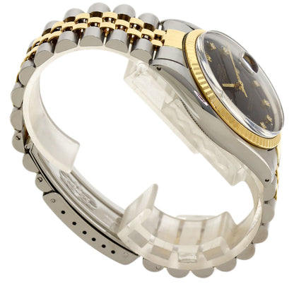 ROLEX Datejust 10P Diamond, 1984 Watches 16013G Stainless Steel/SSxK18YG mens