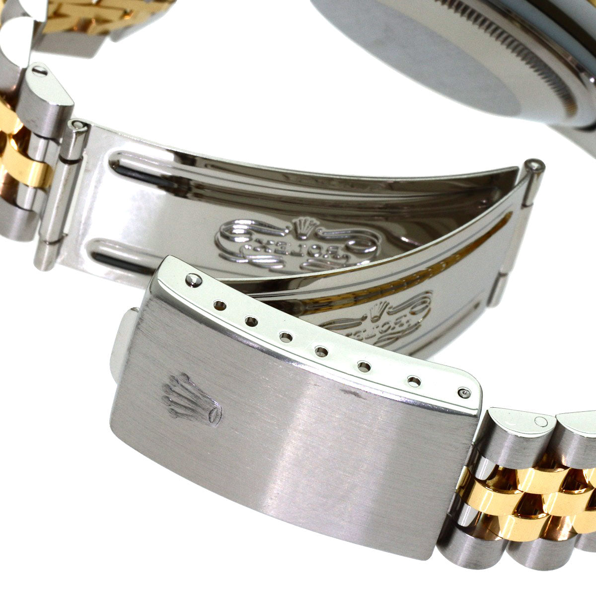 ROLEX DATEJUST 10P Diamond Watches 16233G Stainless Steel/SSxK18YG mens